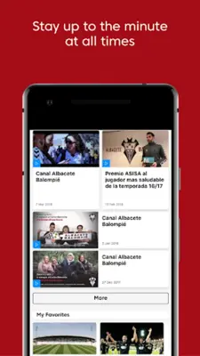 Albacete Balompié Official App android App screenshot 0