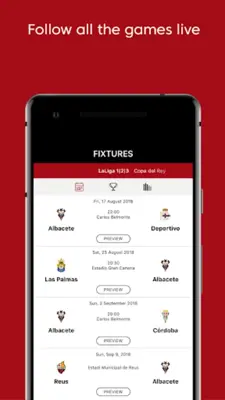 Albacete Balompié Official App android App screenshot 3